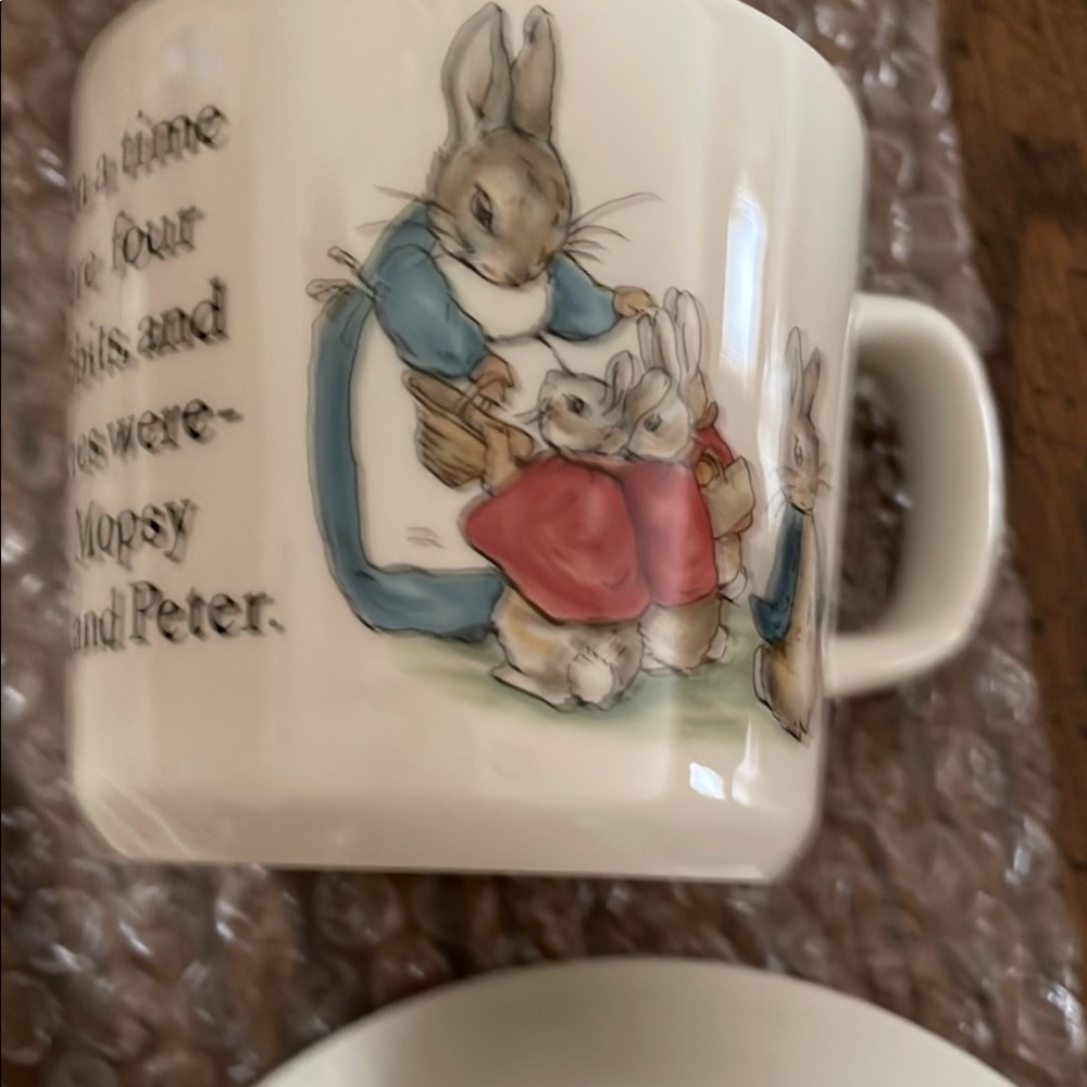 Peter Rabbit Dining Set - Cream - Picture 5 of 5